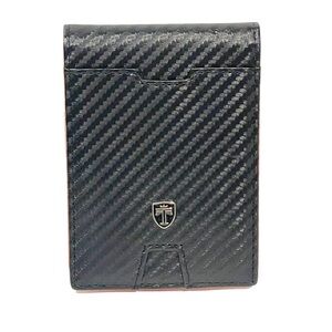 TRAVANDO Mens Black Slim Wallet with Money‎ Clip SEATTLE RFID Blocking